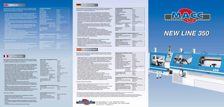 Linia do cięcia NEW LINE 350 CF