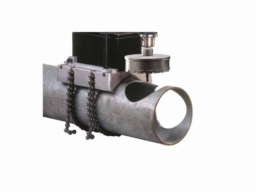 Urządzenia zaciskowe, tj. Zaciski łańcuchowe. Do wiercenia rur z dwoma łańcuchami zaciskowymi do rur o średnicy 32–203 mm. Jest przeznaczony do stosowania z wiertarką magnetyczną AGP MDS750-4. Zalecany do wiertarek magnetycznych MDS750-4.