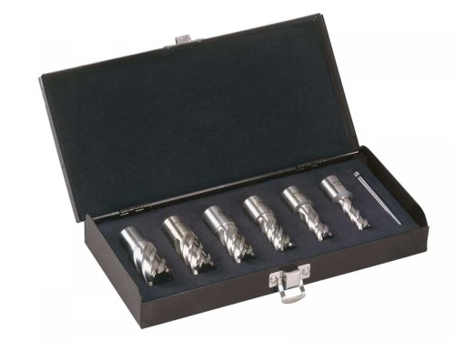 Zestaw wierteł rdzeniowych HSS do wiertarek magnetycznych AGP