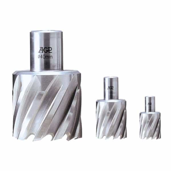 AGP Wiertło rdzeniowe do metalu, głębokość 30 mm HSS Weldon Średnica 12mm 