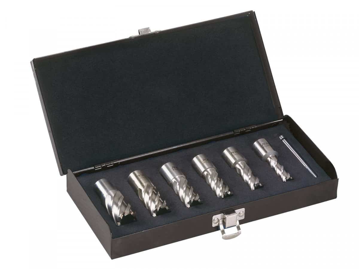 Zestaw wierteł rdzeniowych HSS do wiertarek magnetycznych AGP